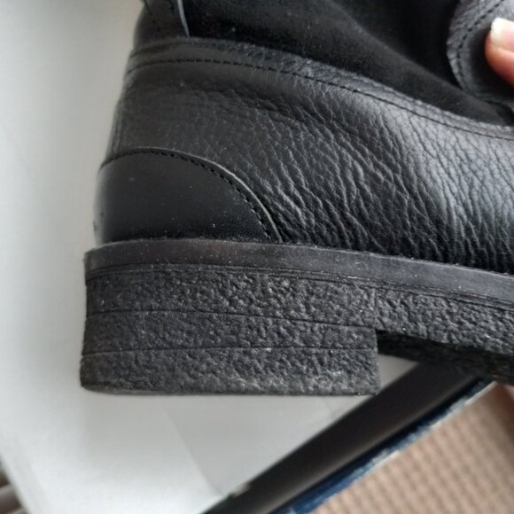 Pajar Karen Black Shearling Lined Boots Sz 38 US 7 - 7.5 - RUN LARGE - FITS SZ 8 - Picture 10 of 16